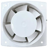EXTRACTOR DE AIRE 6" 280M3/HR. PERFIL DELGADO. BLANCO ABS *** OFRECER 48532 O 1206-BL O TURBO6 ***