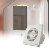 EXTRACTOR DE AIRE 6" 280M3/HR. PERFIL DELGADO. BLANCO ABS *** OFRECER 48532 O 1206-BL O TURBO6 ***