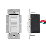 DIMMER ILLUMATECH INCANDESC. DESLIZ. 3V. 600W/120V. S/PLACA BLANCO IPI06-1LX IPI06-1LZ LEVITON