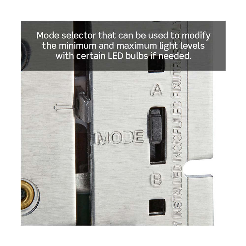 DIMMER UNIVERSAL LED 150W3 VIAS 120V. S/ PLACA C/CARATULAS BLANCO LEVITON IPL06-10Z