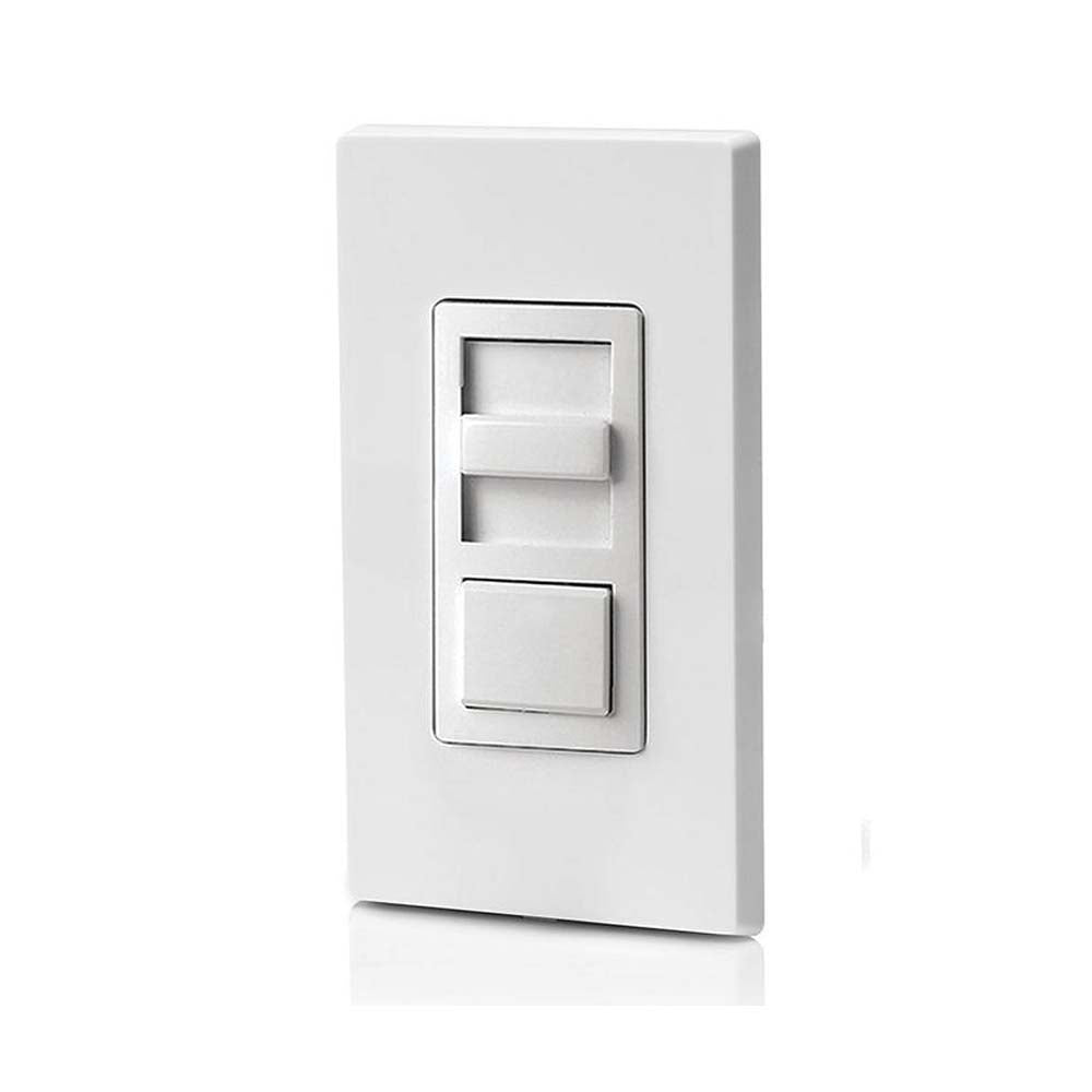DIMMER UNIVERSAL LED 150W3 VIAS 120V. S/ PLACA C/CARATULAS BLANCO LEVITON IPL06-10Z