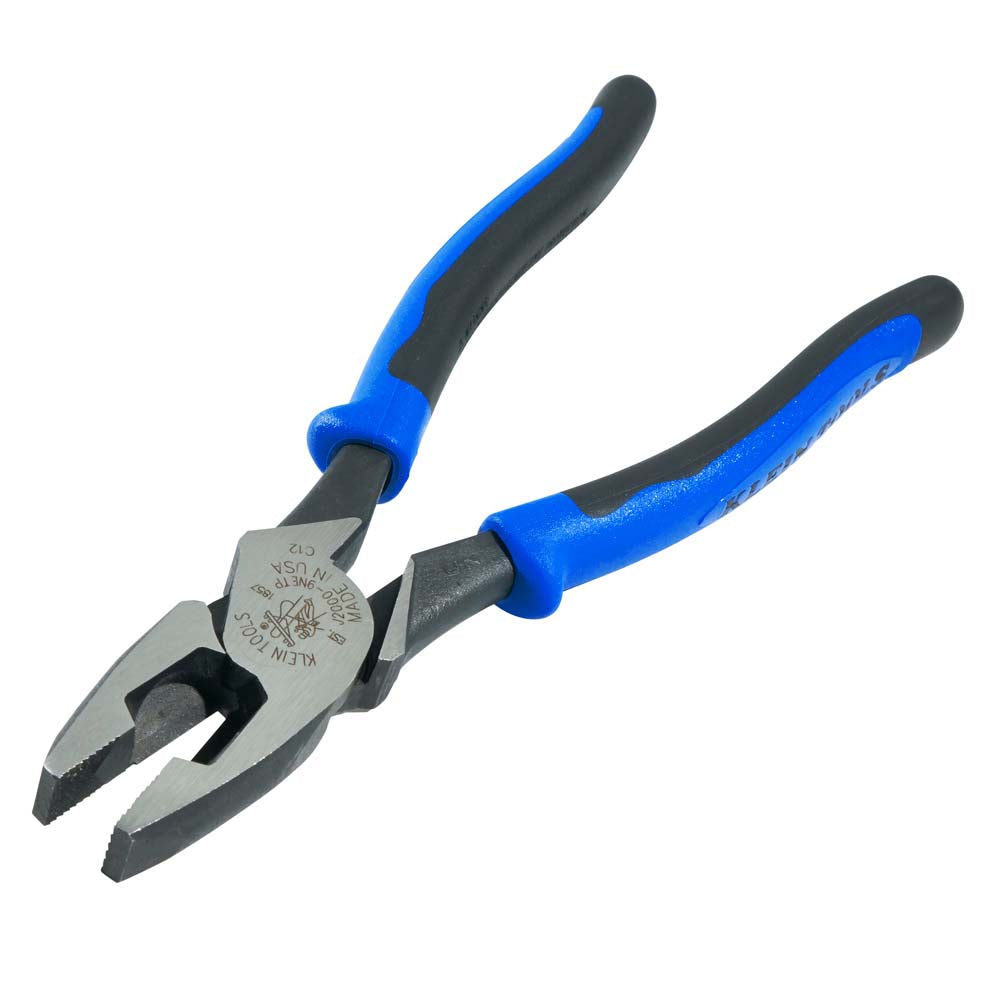 PINZAS DE ELECTRICISTA KLEIN TOOLS ALTA PALANCA CON JALADOR DE GUÍAS 24.1 CENTÍMETROS DE LARGO