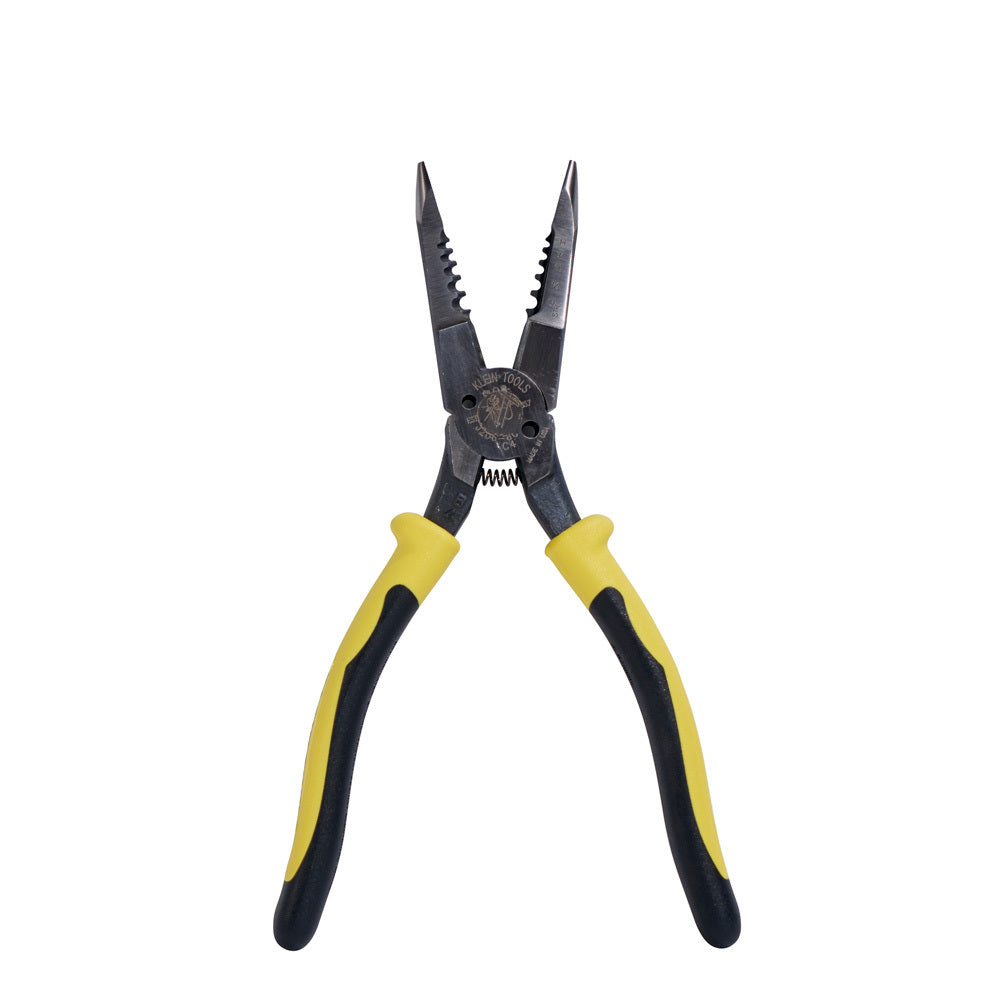 PINZAS PUNTA DE AGUJA 21.9CMS. MULTIUSOS ACCIONADAS POR RESORTE PARA CORTE Y PELADO KLEIN TOOLS