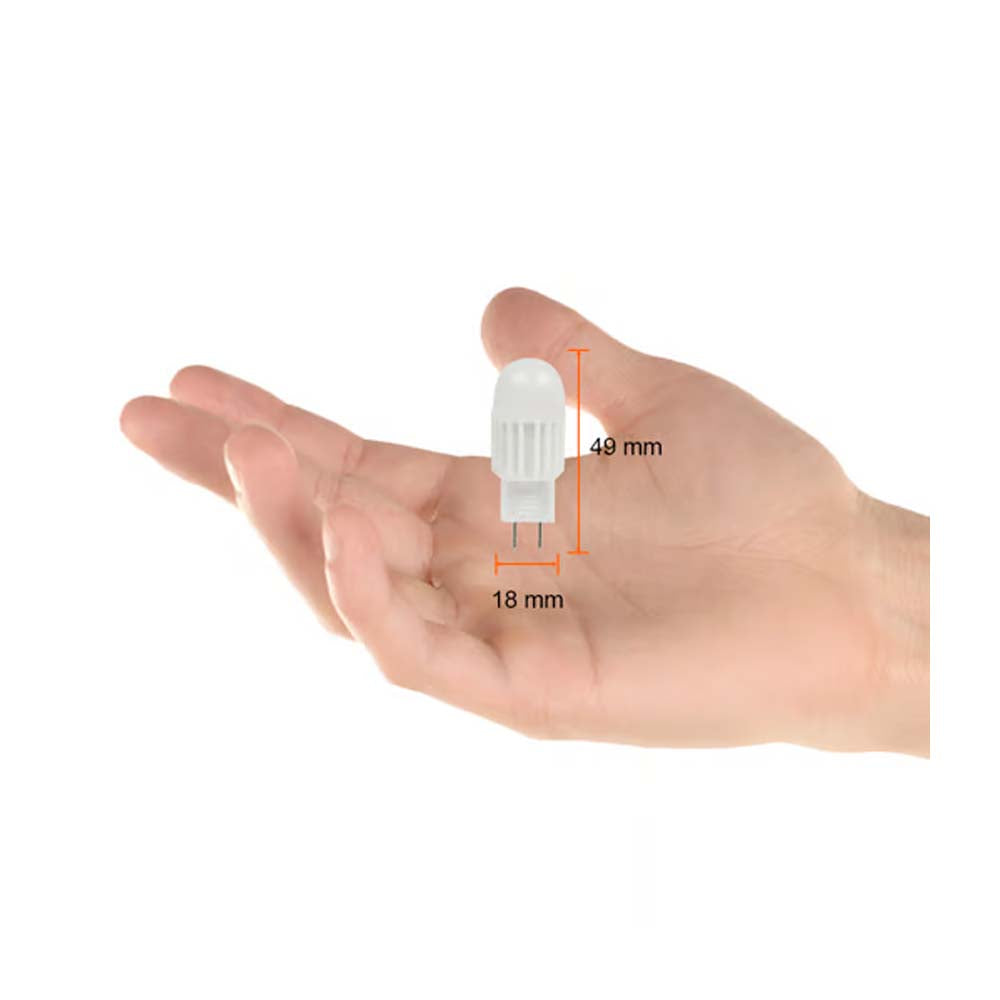 FOCO JCD LED AMPOLLETA 3 W LUZ CALIDA BRILLANTE BASE GY6.35 ATENUABLE JCDD-LED/3W/30