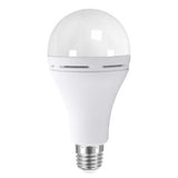 KIT DE 8 PIEZAS DE FOCO LED RECARGABLE DE 9W 09EMA19LED30MV TECNOLITE  CON LUZ CÁLIDA BRILLANTE