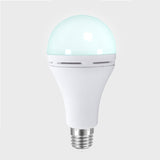 KIT DE 10 PIEZAS DE FOCO LED TECNOLITE A19 RECARGABLE 9W LUZ DE DÍA BASE E27