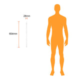 KIT DE 24 PIEZAS DE TUBO LED OGMA I TECNOLITE 9W TRANSPARENTE LUZ DE DIA BASE G13 ***CONEXION AMBOS LADOS***