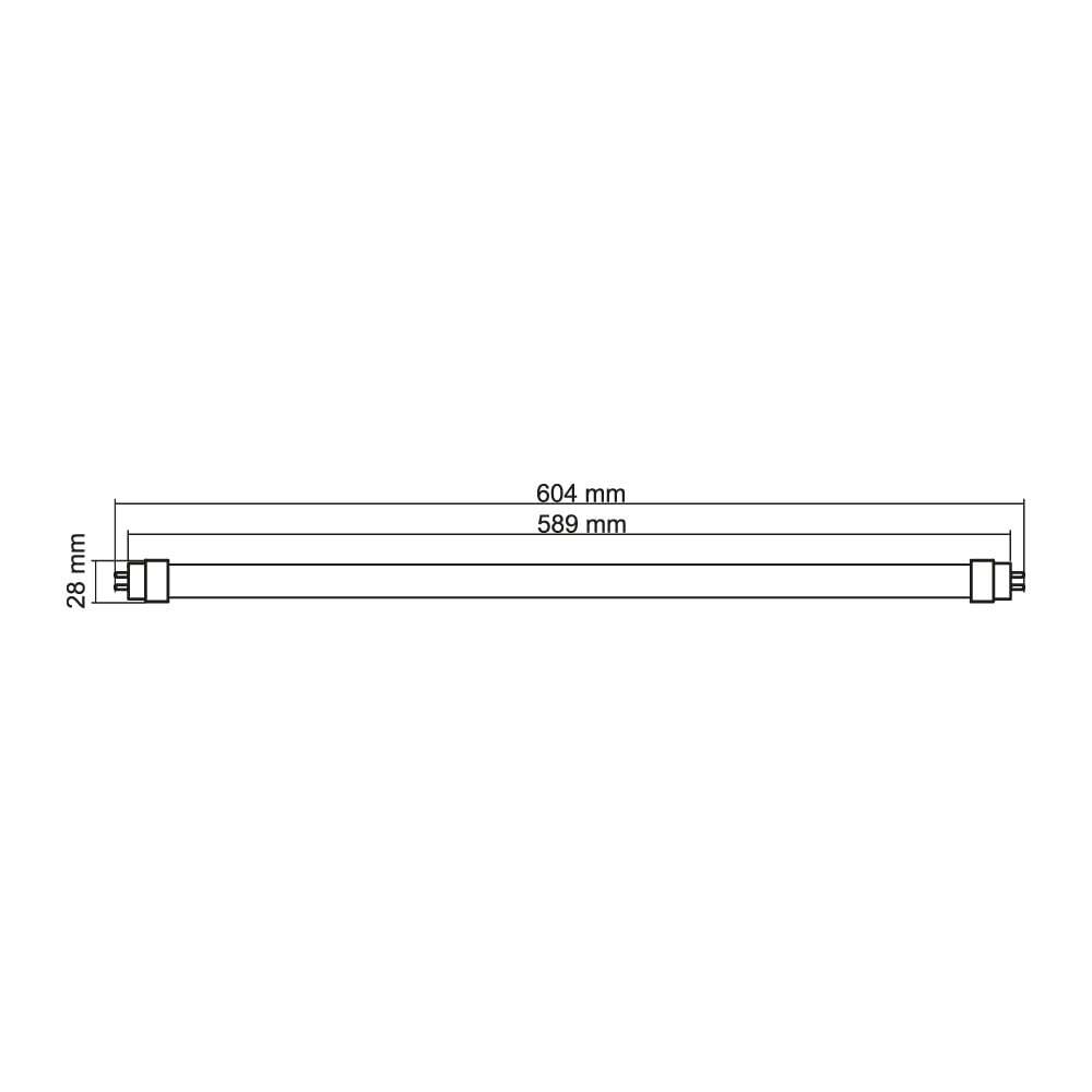 KIT DE 25 PIEZAS DE TUBO LED OGMA III TECNOLITE 9W OPALINO LUZ DE DIA BASE G13 ***CONEXION AMBOS LADOS*** *** OFRECER 91253 ***