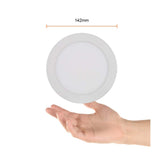 KIT DE 11 PIEZAS DE LUMINARIO LED DE INTERIOR 9W 6500K 630LM 25000HR BLANCO