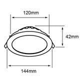 KIT DE 6 PIEZAS DE LÁMPARA DE INTERIOR LED TECNOLITE VOLANS I 9W LUZ DE DÍA