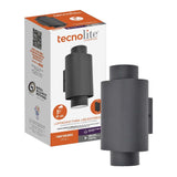 KIT DE 2 PIEZAS DE LUMINARIO EXT S/LAMPGU10 100-240V NEGRO