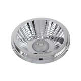 KIT DE 2 FOCOS LED MODELO CAPELA ATENUABLE 10W LUZ SUAVE CALIDA BASE G53 COLOR BLANCO TECNOLITE
