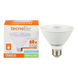 KIT DE 5 PIEZAS DE FOCO LED TECNOLITE PEGASUS III ATENUABLE PAR30 10W LUZ DE DÍA BASE E27
