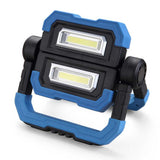 KIT DE 2 PIEZAS DE LAMPARA LED DE TRABAJO LED PORTATIL RECARGABLE 10W 6500K