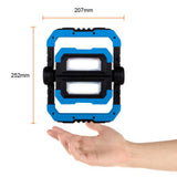 KIT DE 2 PIEZAS DE LAMPARA LED DE TRABAJO LED PORTATIL RECARGABLE 10W 6500K