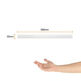 KIT DE 14 PIEZAS DE LAMPARA REGLETA LED INTERCONECTABLE 56.9CM SOBREPONER 10W LUZ CALIDA BRILLANTE NO ATENUABLE