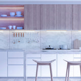 KIT DE 14 PIEZAS DE LAMPARA REGLETA LED INTERCONECTABLE 56.9CM SOBREPONER 10W LUZ DE DIA NO ATENUABLE