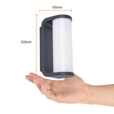 KIT DE 2 PIEZAS DE LAMPARA DE EXTERIOR LED WEZEN TECNOLITE PARA SOBREPONER 10W LUZ SUAVE CALIDA