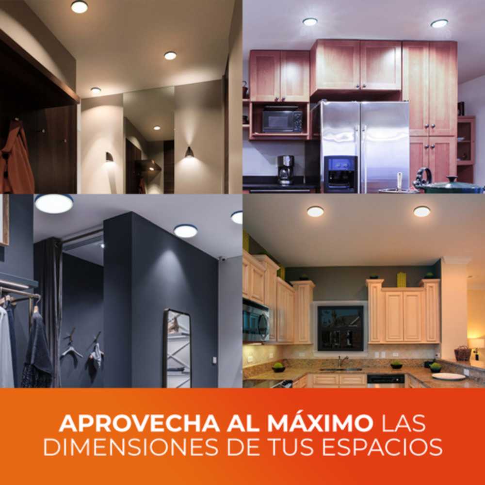 KIT DE 3 PIEZAS DE INT LED SP 10W100-240V700LM3000K NGO