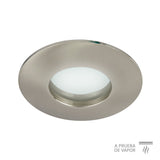 KIT DE 7 PIEZAS DE LÁMPARA DE INTERIOR EMPOTRABLE ADRIA I TECNOLITE A PRUEBA DE VAPOR BASE GX5.3 SATINADO