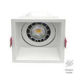 KIT DE 3 PIEZAS DE LAMPARA EMPOTRABLE TECNOLITE URANIUM II BASE GX5.3 CUADRADO