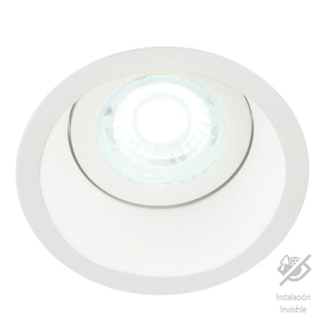 KIT DE 4 PIEZAS DE LÁMPARA EMPOTRABLE TECNOLITE URANIUM II BASE GX5.3 REDONDO