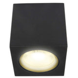 KIT DE 2 PIEZAS DE LAMPARA DE INTERIOR LED TECNOLITE ASTEROPE PARA SOBREPONER 10W LUZ SUAVE CALIDA NEGRO