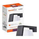 KIT DE 2 PIEZAS DE LUMINARIO EXT MURO LED 11W CCT GRIS