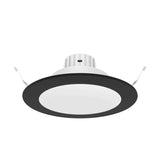 KIT DE 4 PIEZAS DE LÁMPARA DE INTERIOR EMPOTRABLE LED NOVA I NEGRO TECNOLITE NO ATENUABLE LED INTEGRADO 11W LUZ SUAVE CÁLIDA