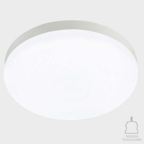 KIT DE 7 PIEZAS DE FOCO CIRCULAR LED TECNOLITE ALPHA 12W LUZ DE DIA BASE E27