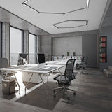 KIT DE 2 PIEZAS DE INTERIOR REGLETA LED 12W 4000K NEGRO