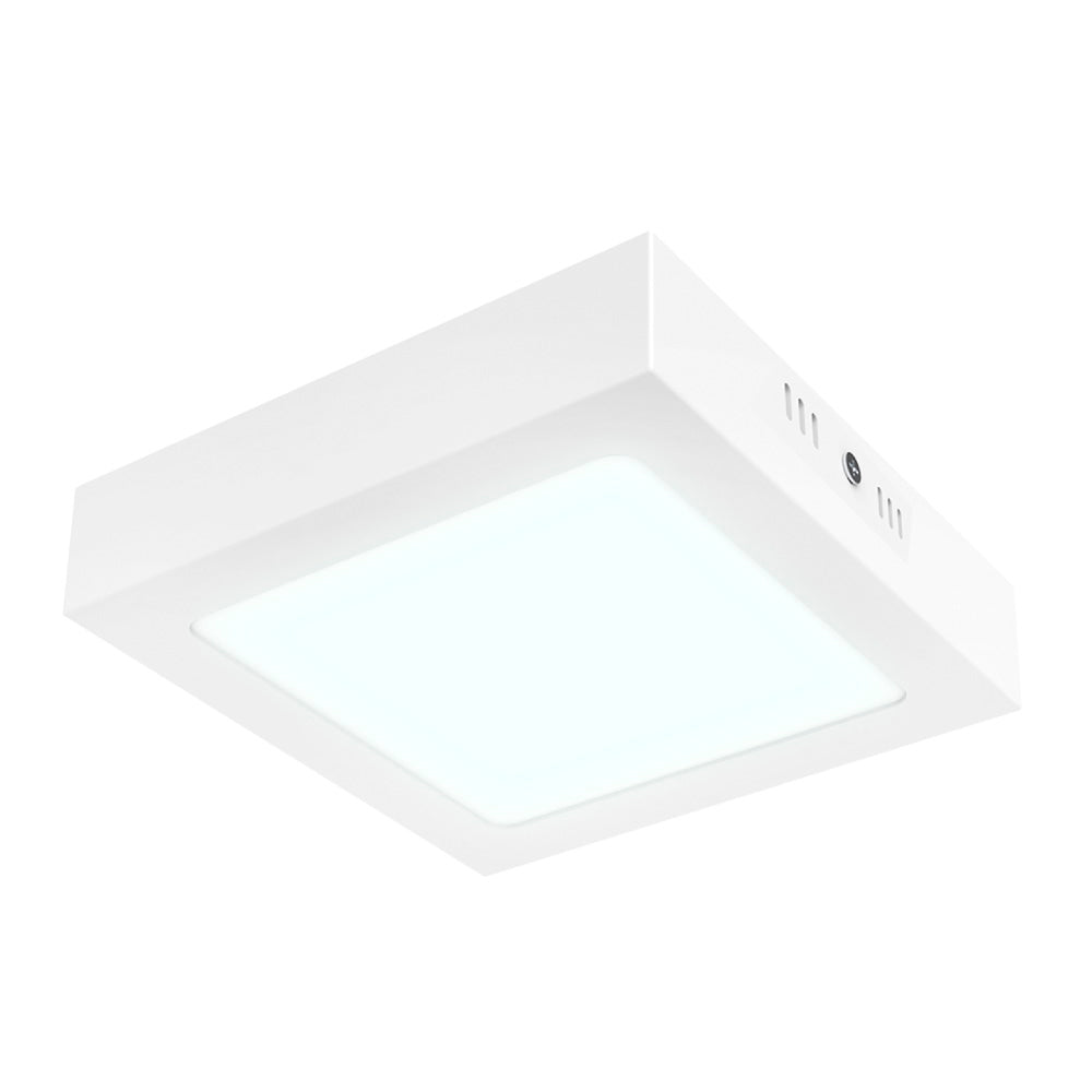 KIT DE 9 PIEZAS DE LAMPARA DE INTERIOR LED ALGEDI II TECNOLITE PARA SOBREPONER 12W LUZ DE DIA