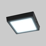KIT DE 7 PIEZAS DE LUM LED SOBREPONER CUADRARO 12W 6500K 100-240V NEGRO