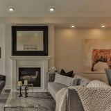 KIT DE 8 PIEZAS DE LUM LED SOBREPONER REDONDO 12W 3000K 100-240V NEGRO