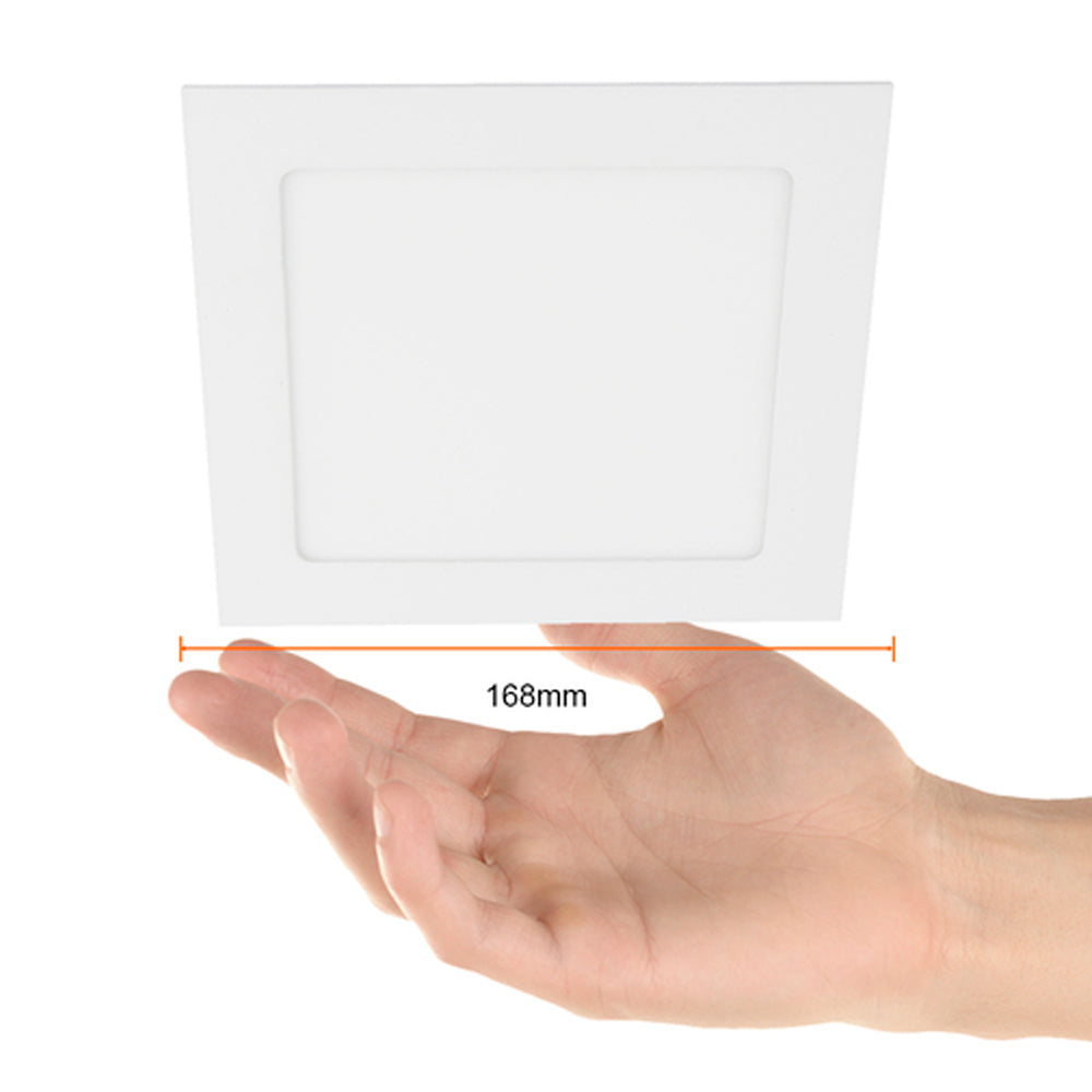 KIT DE 8 PIEZAS DE LAMPARA DE INTERIOR EMPOTRABLE LED BRIGHTON VII TECNOLITE 12W LUZ DE DIA