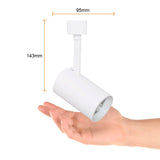 KIT DE 2 PIEZAS DE LAMPARA SPOT LED DE RIEL DIRIGIBLE 12W LUZ BLANCA AJUSTABLE IRC90 NO ATENUABLE