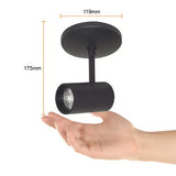 KIT DE 2 PIEZAS DE LAMPARA SPOT LED SOBREPONER DIRIGIBLE 12W LUZ BLANCA AJUSTABLE IRC90 NO ATENUABLE NGO