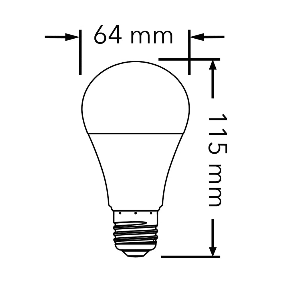 KIT DE 9 PIEZAS DE FOCO LED TECNOLITE 13W LUZ DE DIA BASE E27 ATENUABLE