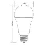 KIT DE 6 PIEZAS DE FOCO LED TECNOLITE 15W LUZ DE DÍA BASE E27 ATENUABLE
