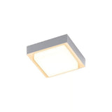 KIT DE 2 PIEZAS DE PLAFON CUADRO LED SOBREP. TECHO 15W/127V. 3000K A PBA. VAPOR ALUM. GRIS OKAB I