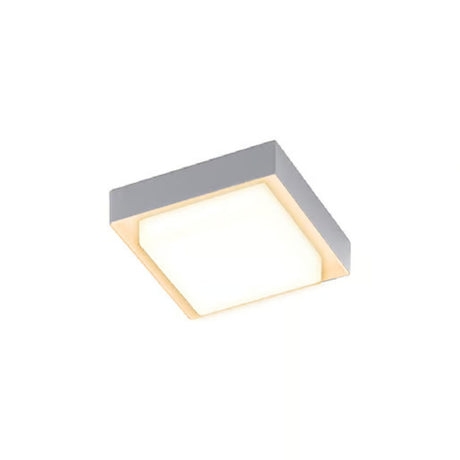 KIT DE 2 PIEZAS DE PLAFON CUADRO LED SOBREP. TECHO 15W/127V. 3000K A PBA. VAPOR ALUM. GRIS OKAB I