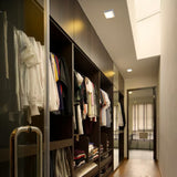 KIT DE 2 PIEZAS DE PLAFON CUADRO LED SOBREP. TECHO 15W/127V. 3000K A PBA. VAPOR ALUM. GRIS OKAB I