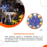 KIT DE 2 PIEZAS DE LAMPARA LED PAR38 AZUL 16W100-127VE27