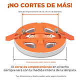 KIT DE 4 PIEZAS DE LUM DOWNLIGHT INT LED 12W/4W 100-240V 960LM30/40/60KNGR