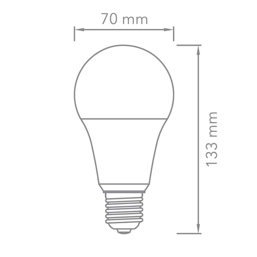 KIT DE 24 PIEZAS DE FOCO LED 17W/100-240V. BLANCO 6500K L.D.