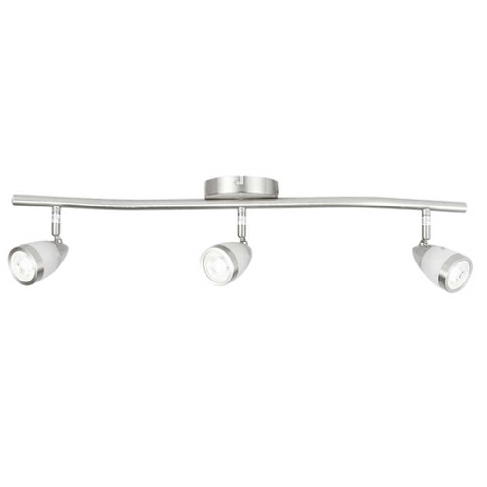 KIT DE 2 PIEZAS DE LAMPARA DE INTERIOR BEJAR II TECNOLIT SPOT DE SOBREPONER DIRIGIBLE TRES BASES GU10 NO INCLUIYE FOCOS