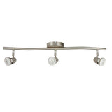 KIT DE 2 PIEZAS DE LUM. INT. SOBREP. SPOT 3X150W. 100-240V. DIRIGIBLE SATINADO BRUSELAS I