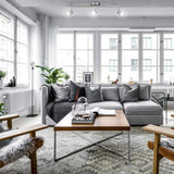 KIT DE 2 PIEZAS DE LUM. INT. SOBREP. SPOT 3X150W. 100-240V. DIRIGIBLE SATINADO BRUSELAS I