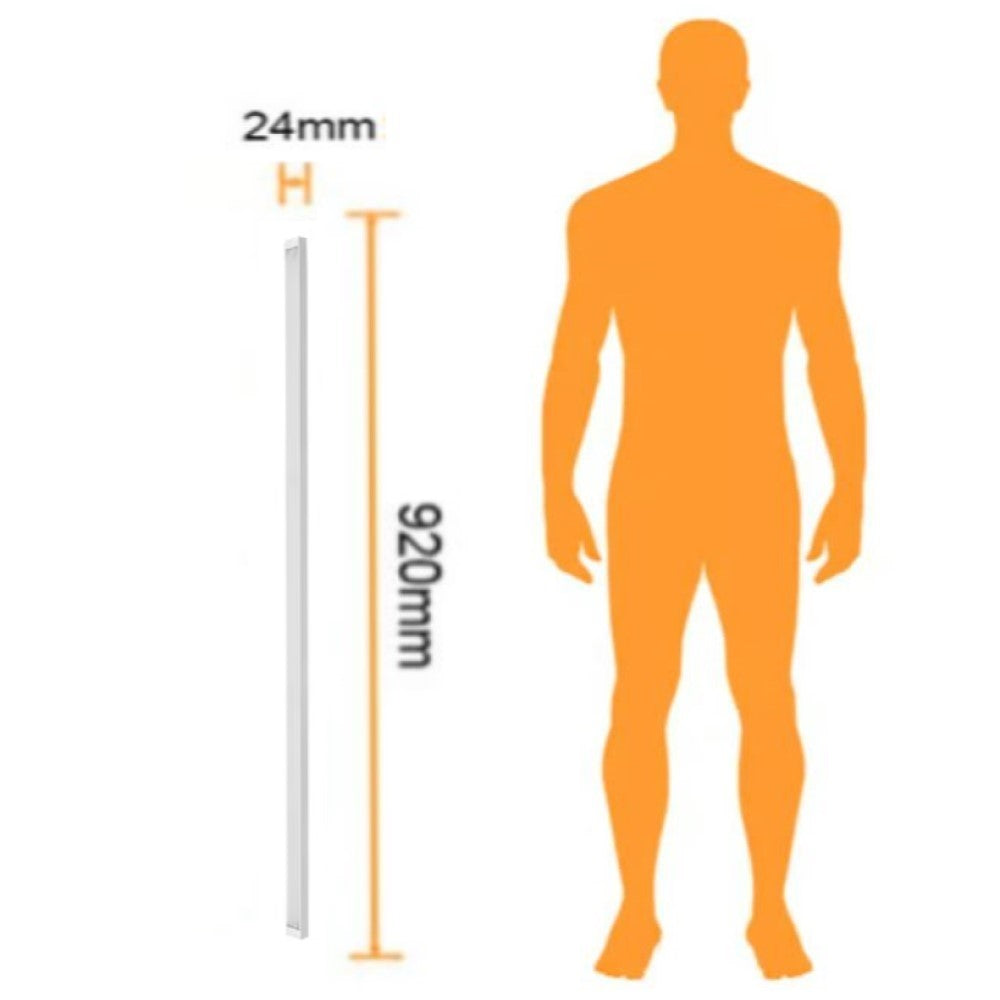 KIT DE 2 PIEZAS DE INTERIOR REGLETA LED 18W 6500K BLANCO