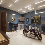 KIT DE 2 PIEZAS DE INTERIOR REGLETA LED 18W 6500K BLANCO